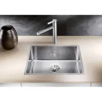 BLANCO CLARON 500-IF, Schrankwaschbecken, Edelstahl, Edelstahl, 60 cm, Deutschland