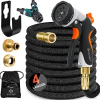 Kesser Premium Gartenschlauch Flexibler Wasserschlauch dehnbarer Flexischlauch