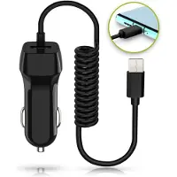 NAUC Auto Ladekabel für Samsung Galaxy Serie Schnell Ladegerät USB-C Dual Ladeadapter