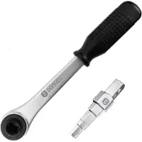 Dönges Stufenschlüssel mit Ratsche, Länge 250 mm, Aufnahme 1/2 " 21-214000-9