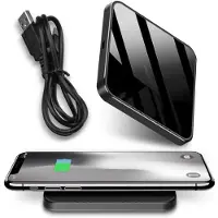 Naukita Induktives Qi Ladegerät für Samsung Galaxy S21 Serie Wireless 15W Kabellos Laden