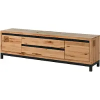 MASSIVMOEBEL24.DE MASSIVMOEBEL24 TV-Board Kernbuche 190x40x56 natur geölt VILLANDERS #153
