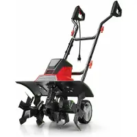 ONBEST Gartenfräse Elektro T1545 | 45 cm Arbeitsbreite | 1500 W | 22 cm Arbeitstiefe | 24 Messer
