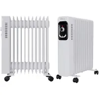 TroniTechnik Ölradiator Elektroheizung TT-OR 211 in Weiß mit 11 Rippen und 2500 Watt, drei Heizstufen (1000W, 1500W, 2500W)