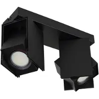 Globo Deckenleuchte, schwarz, Spot beweglich, L 25,6 cm