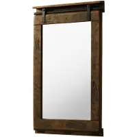 MASSIVMOEBEL24.DE MASSIVMOEBEL24Spiegel Mango 60x8x100 braun lackiert RAILWAY #463