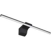 Etc-shop LED Wandleuchte, Badezimmerlampe, IP44, Schwarz, B 60,8 cm