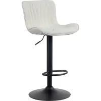 CLP Barhocker Linus creme Material Stoff