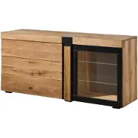 MASSIVMOEBEL24.DE MASSIVMOEBEL24 Sideboard Wildeiche 161x45x75 natur geölt ROTTERDAM #116