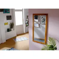 MASSIVMOEBEL24.DE MASSIVMOEBEL24 Spiegel Akazie 115x6x60 honig lackiert OXFORD #0327