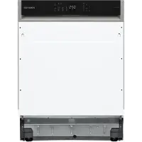 Telefunken Geschirrspüler 60 cm teilintegrierbar, Einbau Spülmaschine, 12 Maßgedecke, 6 Programme, AquaStop, GET6012DI