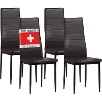 Albatros Esszimmerstühle MILANO, 4-er SET, Braun
