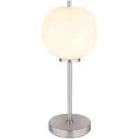 Globo Lighting LED Tischleuchte, Metall Glas, H 45 cm
