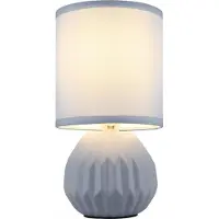 Globo Design-Tischlampe Sylas Blau