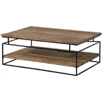MASSIVMOEBEL24.DE Couchtisch Teak 120x80x45 natur geölt LOUNGE COLLECTION #21