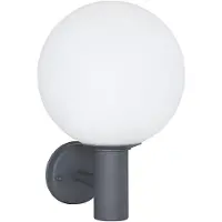 Globo RGB LED Wandlampe, dimmbar, Glaskugel, H 25cm