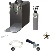 Ich-zapfe Bierzapfanlage Komplettset Stream 50, 2-Leiter Trockenkühler, 50 l/h