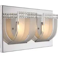 Globo Wandleuchte Wl Chrom, 2Xled 41712-2