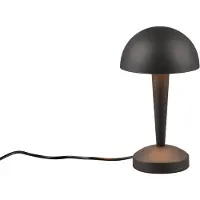 TRIO - Tischlampe CANARIA - Schwarz - 15x15x26.5 cm