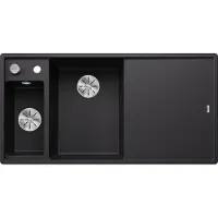 BLANCO Granitspüle "AXIA III 6 S" 1 Stk. tlg. inklusive gratis Glasschneidebrett und Edelstahl-Schale