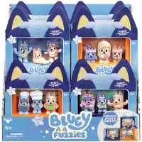 Bluey Fuzzies-episodes-3 Pack (90453) Figur