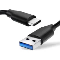 Cellonic USB Kabel 1m für Wahoo Elemnt Bolt v2 GPS Navigator Ladekabel USB C Type C auf USB A 2.0 Datenkabel 3A schwarz PVC