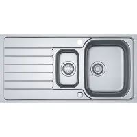 Franke Spüle SPARK SKX 651 mit 1,5 Becken und Abtropfschale aus Edelstahl / Edelstahlspüle / Einbauspüle / Spüle