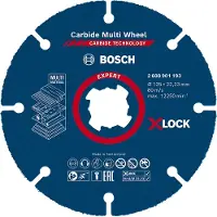 Bosch Accesorios X-lock Expert Carbide Multimaterial-trennscheibe 125x22.23 Mm
