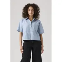 Levi's Harlie Short Sleeve Cropped Shirt Größe: XL | Business hemden Outlet | Damen