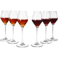 MamboCat 6x Carré Portwein-Gläser 80ml mit Fuß Likörglas Sherrygläser Stiel Dessertwein