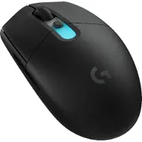 Logitech G G305 X SUPERLIGHT, rechts, Optisch, RF Wireless + Bluetooth, 44000 DPI, Schwarz