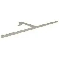 Kalb Material für Möbel kalb | LED Schrankbeleuchtung Schwebetür Aufbauleuchte silbergrau 600mm 1er Set warmweiß