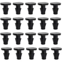 OEM Gartenzwerg-Druppelirrigations-Set - Schwarz - Ersatzplugs für Garten - 100 Stück - für 4/7 Rohre