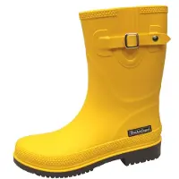 Bockstiegel Damen Gummistiefel Regenstiefel Lotte-K – Kurzstiefel Gummistiefel für Frauen mit Zierschnalle in Gelb Größe 36