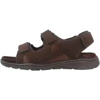 Mavins Sandalen in Übergrößen Braun 3HX0120801 D.brown große Herrenschuhe