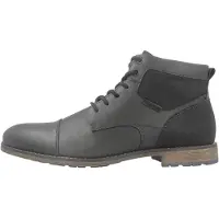 Mavins Boots in Übergrößen Schwarz 3HH0180201 2100 Black Polyurethangroße Herrenschuhe