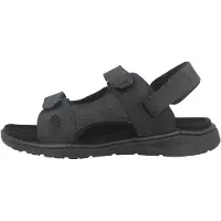 Mavins Sandalen in Übergrößen Schwarz 3HX0120802 Black große Herrenschuhe