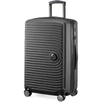 Hauptstadtkoffer - Mitte - Mittelgroßer Koffer Trolley Hartschalenkoffer, Check-In Gepäck mit XL Erweiterung, Dopperollen, TSA-Schloss, 68 cm, 88 L,Graphite