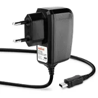 Subtel Ladegerät 1,2m kompatibel mit Smartphone / MP3-Player / Navigation (Mini-USB, 5V, 2A / 2000mA / 1,2m), Ladekabel Mini USB Netzteil - Auflader 5V 2A / 2000mA Anschluss Stecker