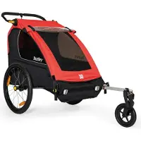 Burley Fahrrad-Kinder-Anhänger Honey Bee rot/schwarz
