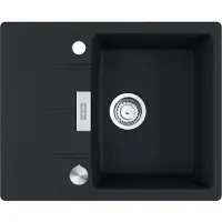 Franke Maris Centro Einbauspüle Fragranitspüle CNG 611-62 Onyx Drehknopf Edelstahl ab 45 cm 114.0681.426 - inkl.