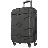 Hauptstadtkoffer - X-Kölln - Handgepäck-Koffer Trolley mit Dehnfalte 4 Rollen robuste Hartschale Reisekoffer erweiterbar, TSA-Schloss 50 L,Graphit