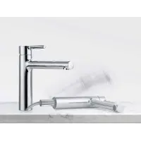 Franke Messing Hochdruck Armatur, Wasserhahn Centro Window Schwenk Chrom Obenbedienung 115.0600.137 - inkl.