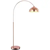 Etc-shop Praktische LED Stehlampe kupferfärbig für den Wohnraum