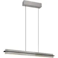 TRIO LED-Pendelleuchte EMERSON 346710107, 22 W, 2500 lm, nickel