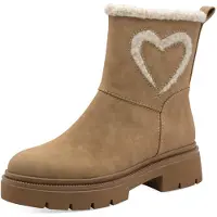 Marco Tozzi Damen Winterstiefel Stiefel 2-26447-45 Beige