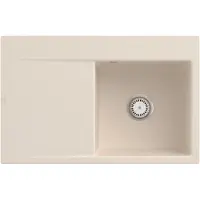 Villeroy & Boch Keramikspüle 33471FFU, Subway Style 45 Flat Einbauspüle - inkl.