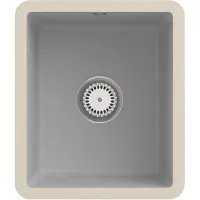 Villeroy & Boch Keramikspüle 332401SM, Subway 45 SU Unterbauspüle - inkl.