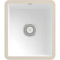 Villeroy & Boch Keramikspüle 332401RW, Subway 45 SU Unterbauspüle - inkl.