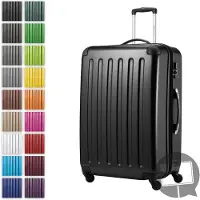 Hauptstadtkoffer ALEX Reisetasche/Reisekoffer (Koffer) Reisen - Schwarz - Polycarbonat, Acrylnitril-Butadien-Styrol (ABS) Körper - Teleskopgriff, Griff - 750 mm Höhe x 500 mm Breite x 300 mm Tiefe
